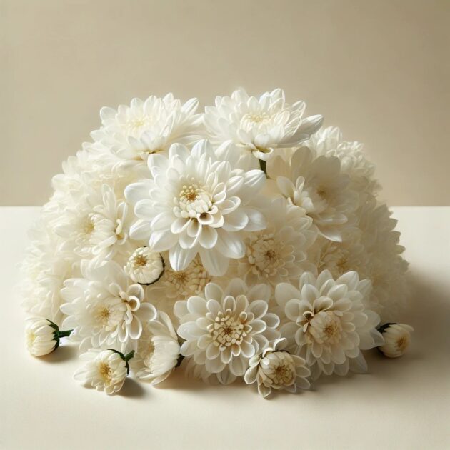🌼White (Chrysanthemum) Flowers🌼 50gm - 2kg - Image 6