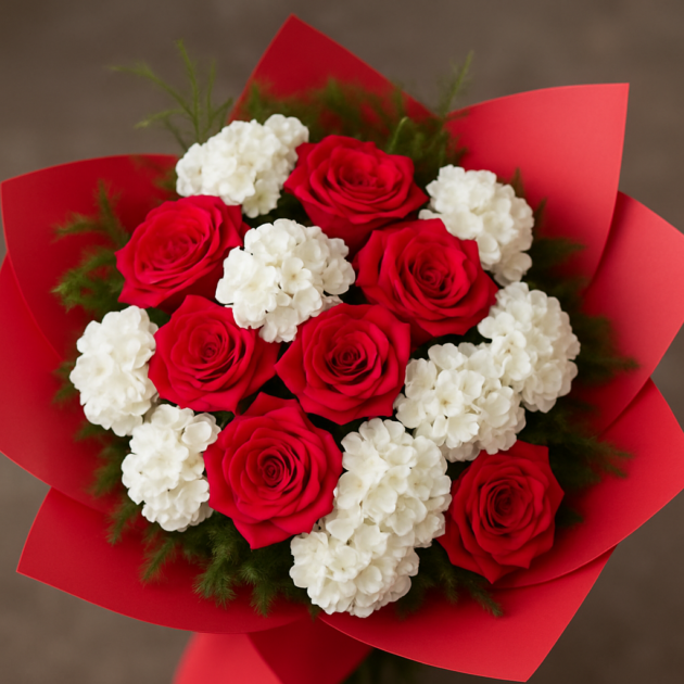 💐The Flower Bouquet 💐 with Paper wrap (approx 20 Flowers) - Image 2