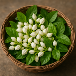 🌸 Jasmine (Chameli, Mogra) Flower – 100 gm Packet 🌸